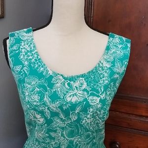 Laura Ashley sleeveless floral dress